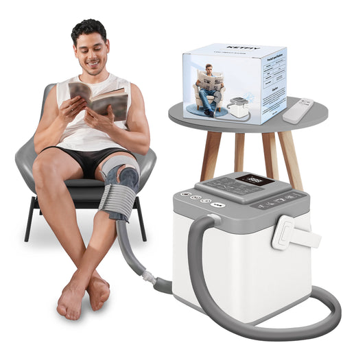 KETFIY Cold Therapy Machine,Knee Ice Machine for Sports Injuries Cryotherapy,Shoulder,Ankle and Back