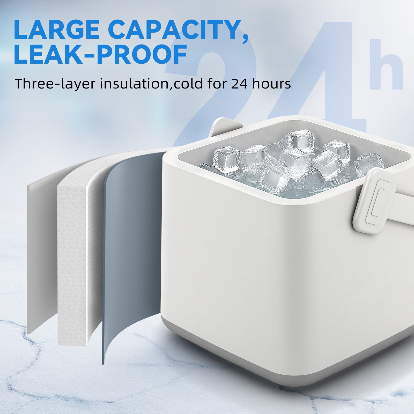 KETFIY Cold Therapy Machine,Programmable Timer Knee Ice Machine with Silent Pump,Knee Replacement System for Cryotherapy Pain Sports Injuries,Ice Therapy Ankle/Leg/Shoulder/Back/Hip